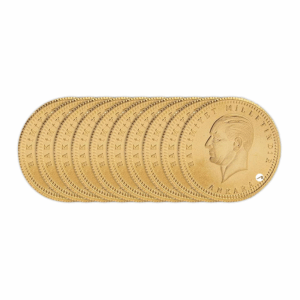 10 Adet Ata Lira Altın Yeni Tarihli Set