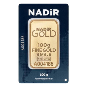 100 gr 24 Ayar 999.9 Milyem NadirGold Gram Altın