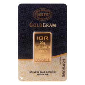 20 gr 24 Ayar 999.9 Milyem İAR Gram Altın