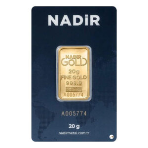 20 gr 24 Ayar 999.9 Milyem NadirGold Gram Altın