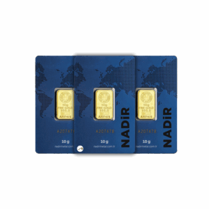 3 Adet 10 gr 24 Ayar NadirGold Gram Altın