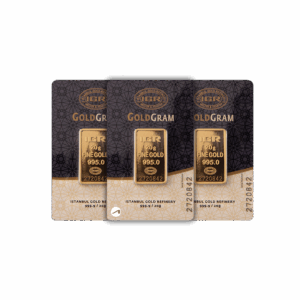 3 Adet 20 gr 24 Ayar İAR Gram Altın