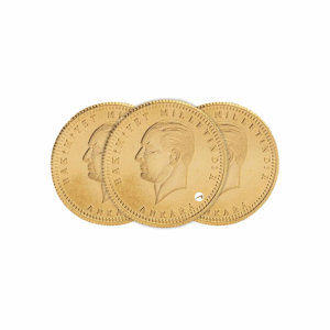 3 Adet Ata Lira Altın Yeni Tarihli Set