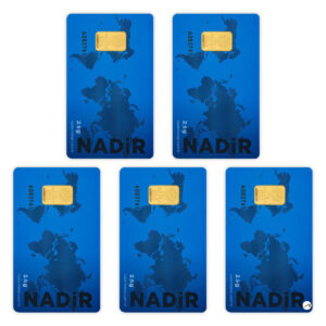 5 Adet 2.5 gr 24 Ayar NadirGold Gram Altın