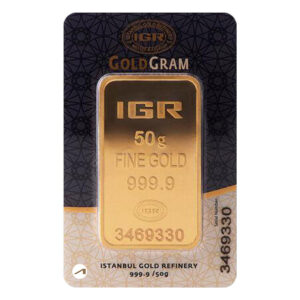 50 gr 24 Ayar 999.9 Milyem İAR Gram Altın