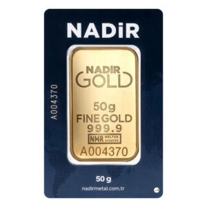 50 gr 24 Ayar 999.9 Milyem NadirGold Gram Altın
