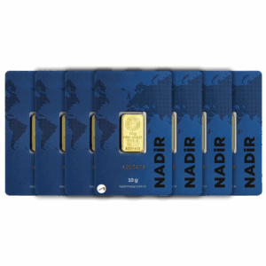 7 Adet 10 gr 24 Ayar NadirGold Gram Altın