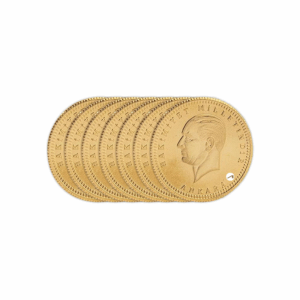 7 Adet Ata Lira Altın Yeni Tarihli Set