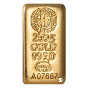 Nadir 250 Gram Altın 24 Ayar Külçe Altın 995.0