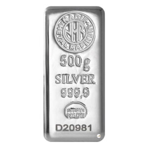 NadirGold 500 Gr Gümüş Külçe
